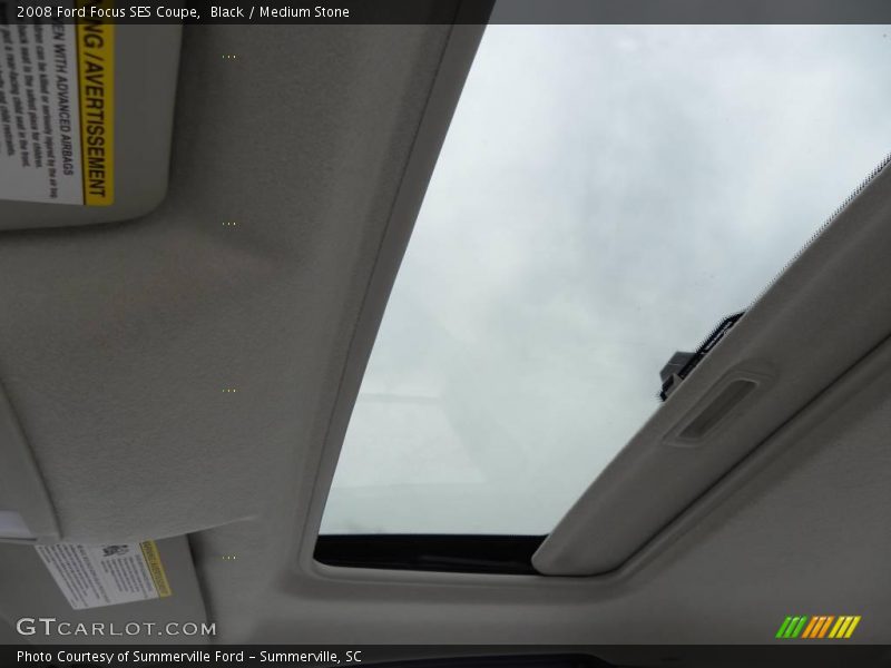 Black / Medium Stone 2008 Ford Focus SES Coupe
