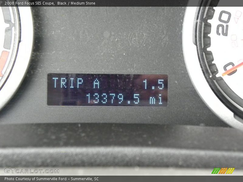 Black / Medium Stone 2008 Ford Focus SES Coupe