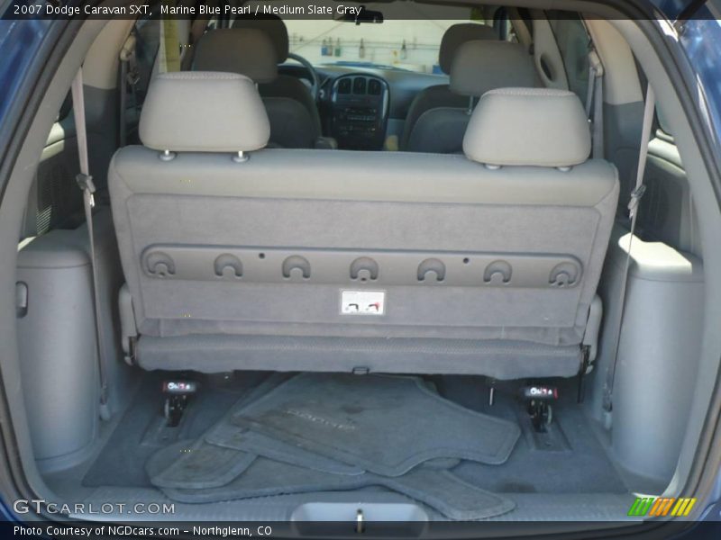 Marine Blue Pearl / Medium Slate Gray 2007 Dodge Caravan SXT