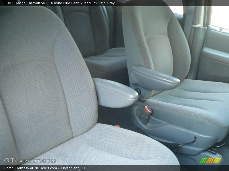 Marine Blue Pearl / Medium Slate Gray 2007 Dodge Caravan SXT