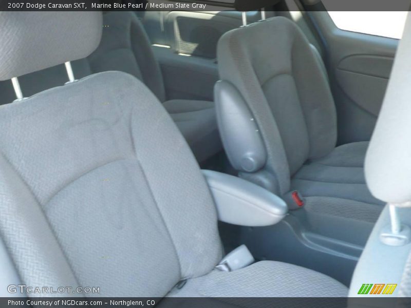 Marine Blue Pearl / Medium Slate Gray 2007 Dodge Caravan SXT