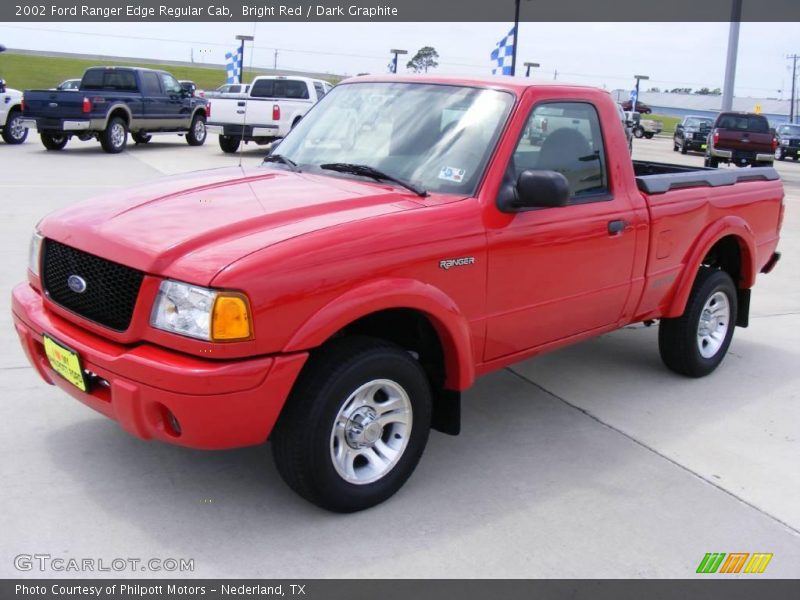 Bright Red / Dark Graphite 2002 Ford Ranger Edge Regular Cab