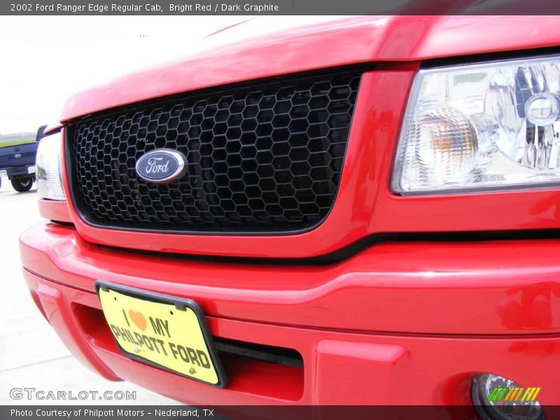 Bright Red / Dark Graphite 2002 Ford Ranger Edge Regular Cab