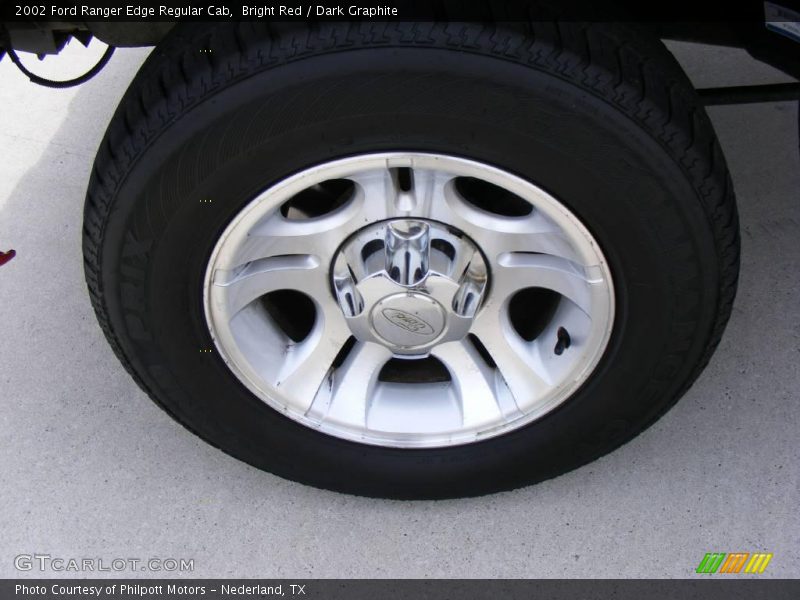 Bright Red / Dark Graphite 2002 Ford Ranger Edge Regular Cab