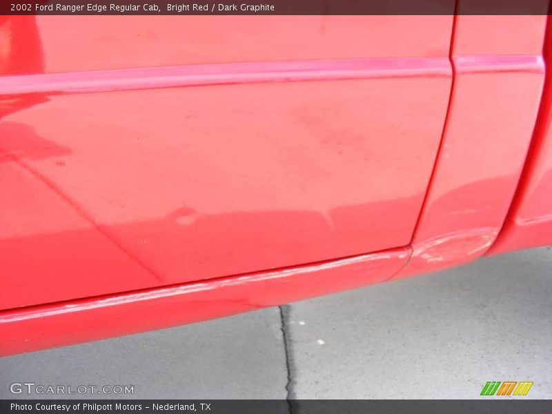 Bright Red / Dark Graphite 2002 Ford Ranger Edge Regular Cab