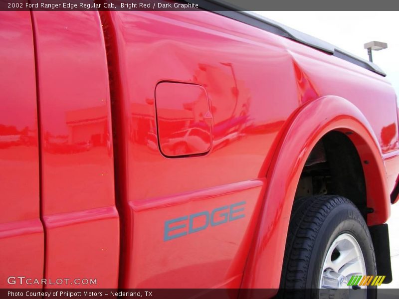 Bright Red / Dark Graphite 2002 Ford Ranger Edge Regular Cab