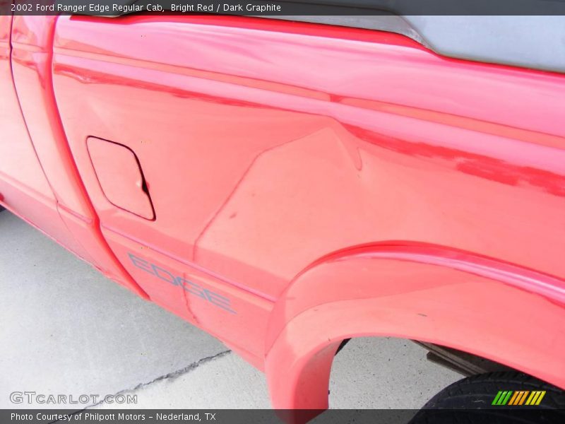Bright Red / Dark Graphite 2002 Ford Ranger Edge Regular Cab