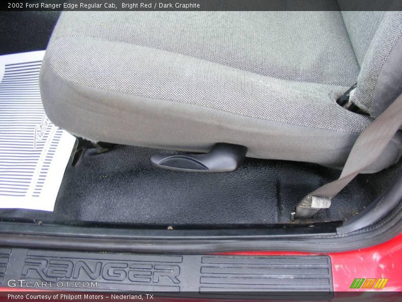 Bright Red / Dark Graphite 2002 Ford Ranger Edge Regular Cab