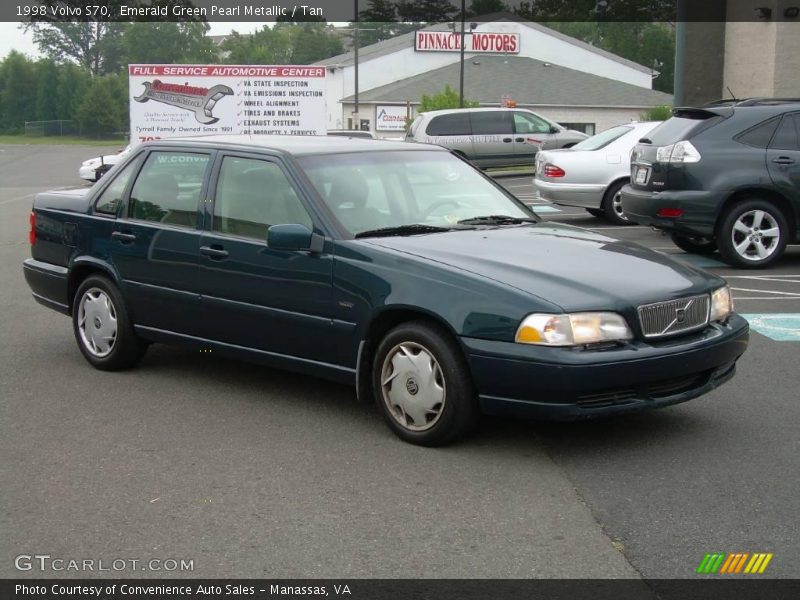 Emerald Green Pearl Metallic / Tan 1998 Volvo S70
