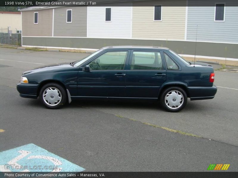 Emerald Green Pearl Metallic / Tan 1998 Volvo S70