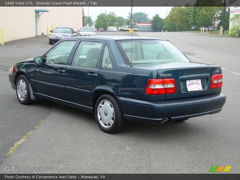 Emerald Green Pearl Metallic / Tan 1998 Volvo S70