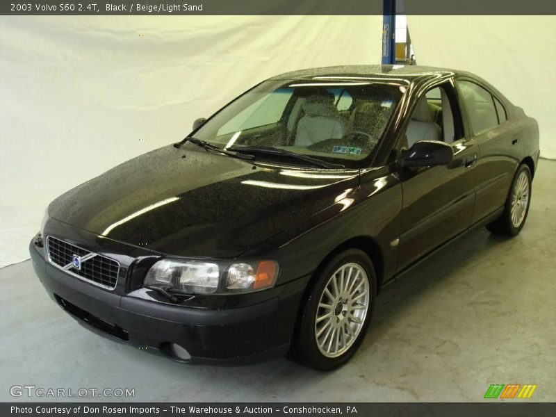Black / Beige/Light Sand 2003 Volvo S60 2.4T