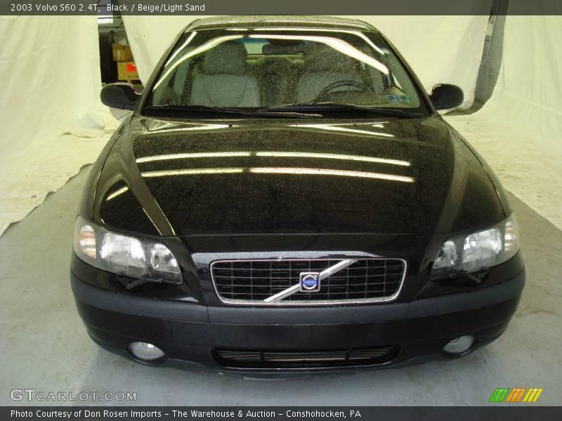 Black / Beige/Light Sand 2003 Volvo S60 2.4T