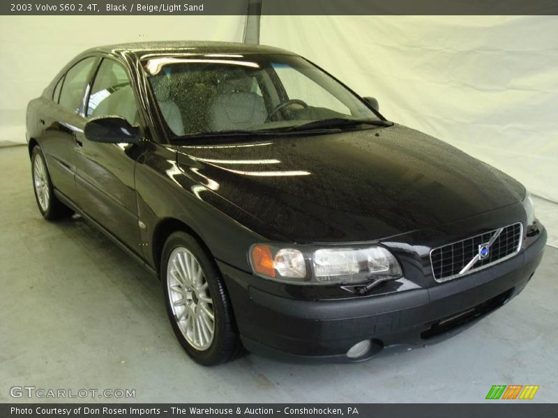 Black / Beige/Light Sand 2003 Volvo S60 2.4T