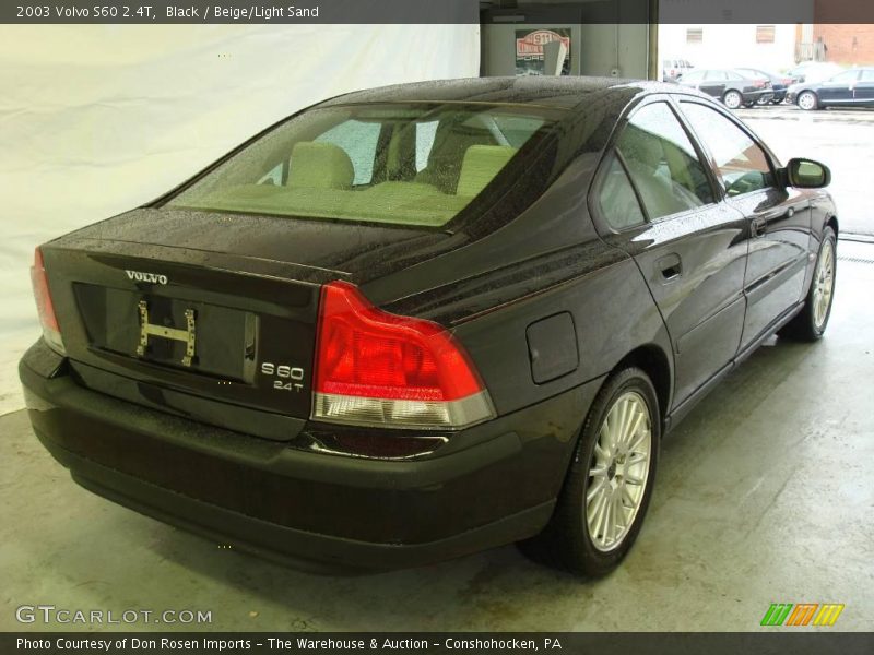 Black / Beige/Light Sand 2003 Volvo S60 2.4T