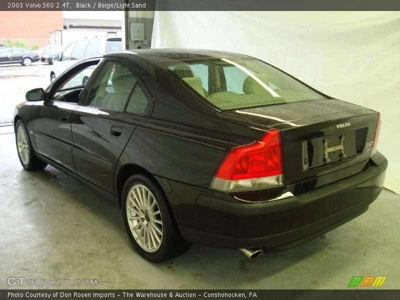 Black / Beige/Light Sand 2003 Volvo S60 2.4T