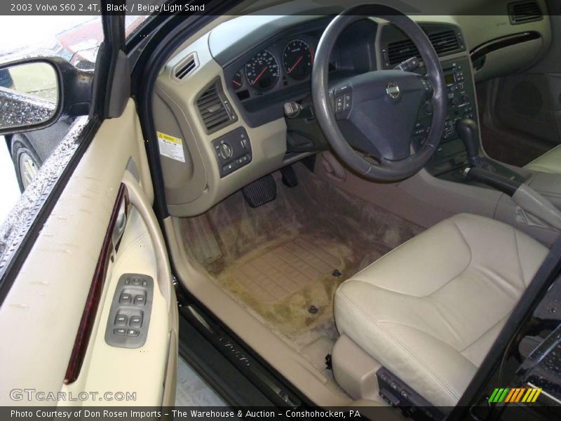 Black / Beige/Light Sand 2003 Volvo S60 2.4T