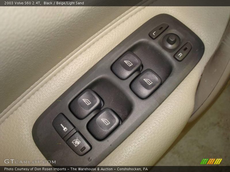 Black / Beige/Light Sand 2003 Volvo S60 2.4T