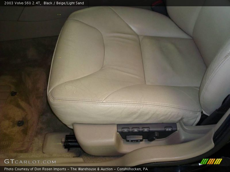 Black / Beige/Light Sand 2003 Volvo S60 2.4T
