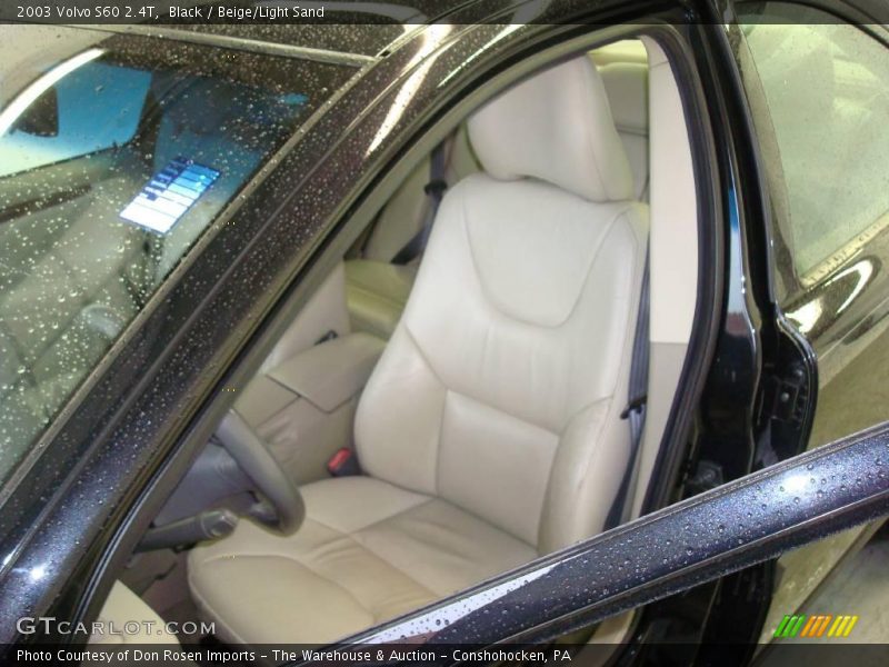 Black / Beige/Light Sand 2003 Volvo S60 2.4T