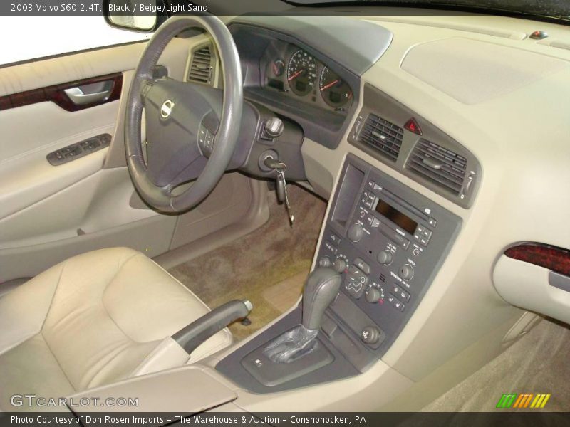 Black / Beige/Light Sand 2003 Volvo S60 2.4T