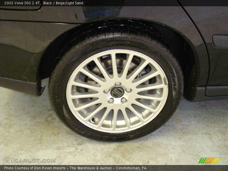 Black / Beige/Light Sand 2003 Volvo S60 2.4T