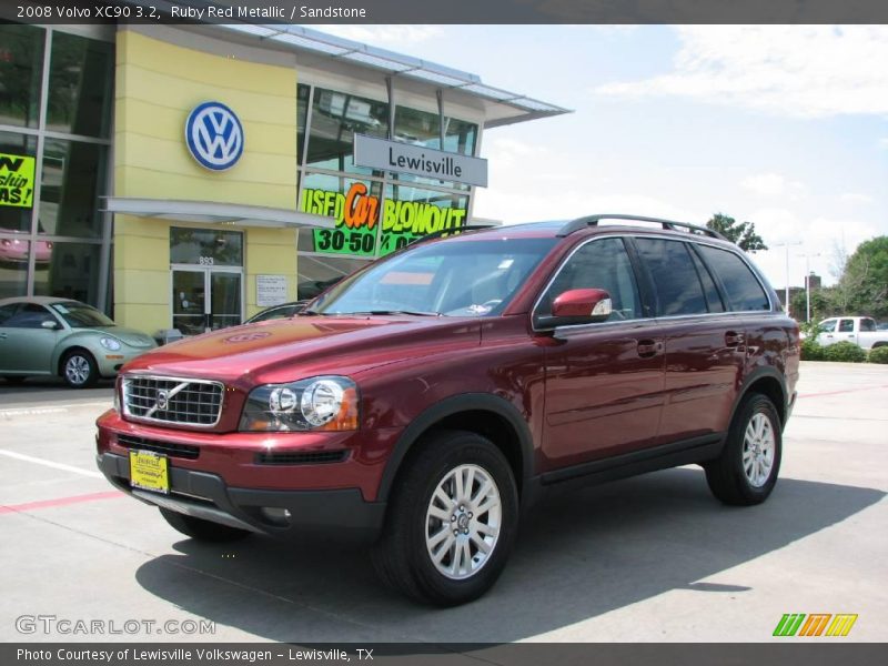 Ruby Red Metallic / Sandstone 2008 Volvo XC90 3.2