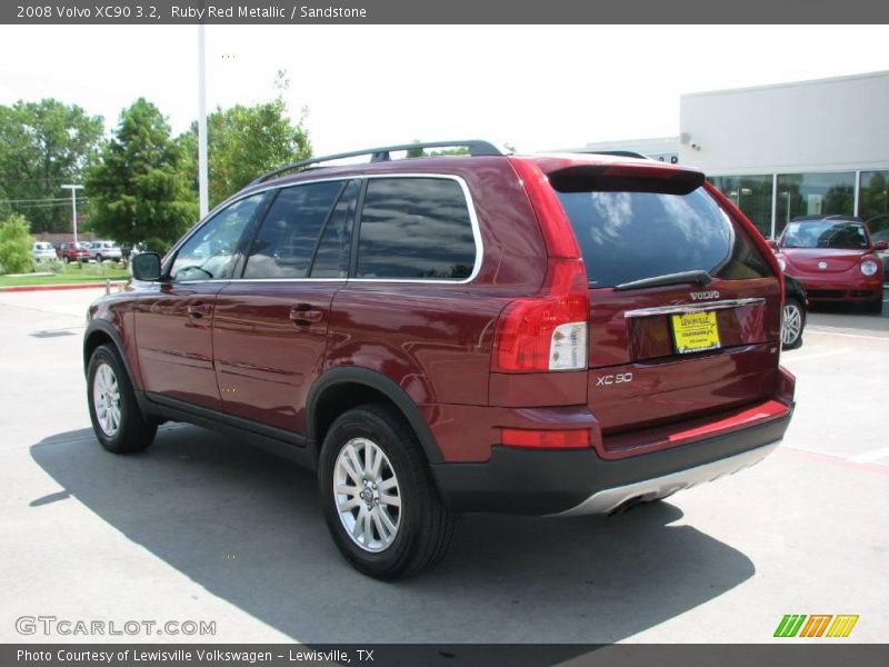 Ruby Red Metallic / Sandstone 2008 Volvo XC90 3.2