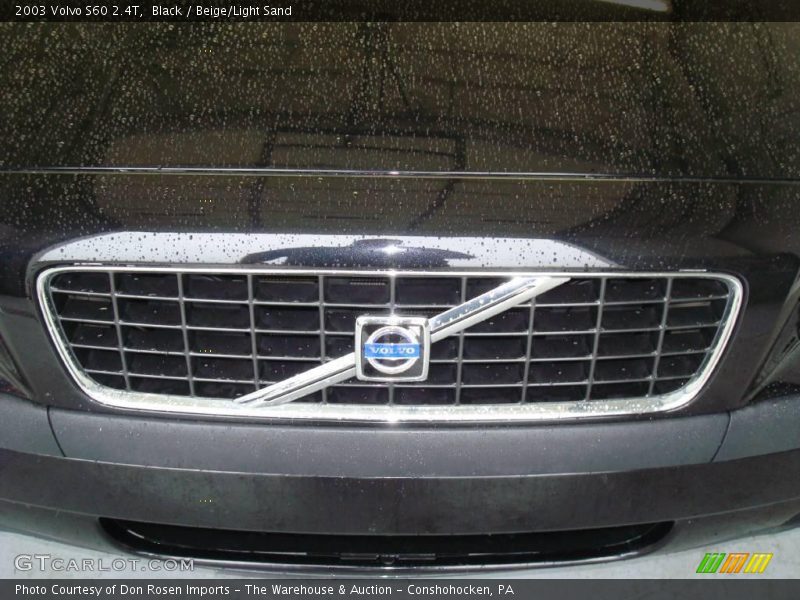 Black / Beige/Light Sand 2003 Volvo S60 2.4T