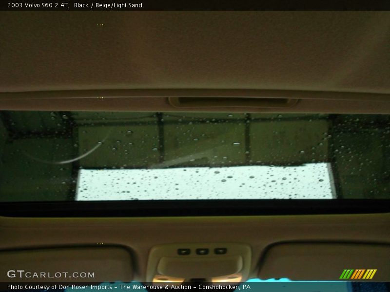 Black / Beige/Light Sand 2003 Volvo S60 2.4T