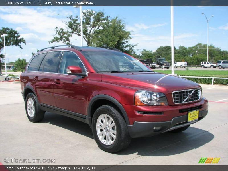 Ruby Red Metallic / Sandstone 2008 Volvo XC90 3.2
