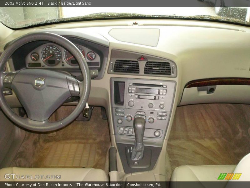 Black / Beige/Light Sand 2003 Volvo S60 2.4T