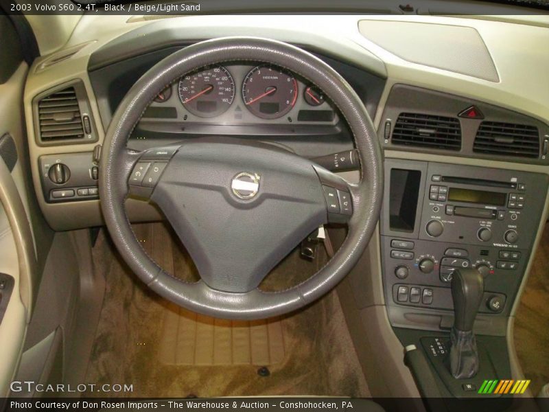 Black / Beige/Light Sand 2003 Volvo S60 2.4T