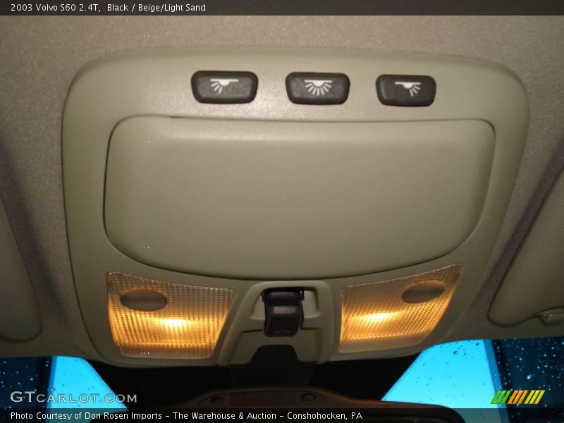 Black / Beige/Light Sand 2003 Volvo S60 2.4T