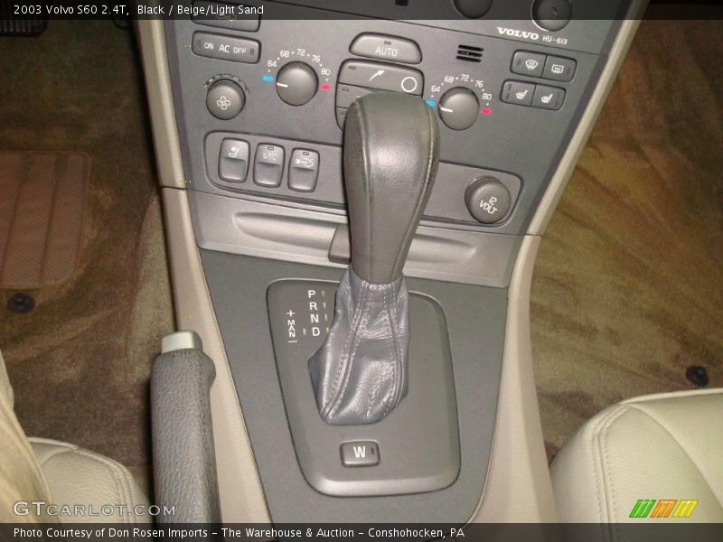 Black / Beige/Light Sand 2003 Volvo S60 2.4T