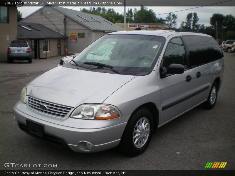 Silver Frost Metallic / Medium Graphite Grey 2002 Ford Windstar LX