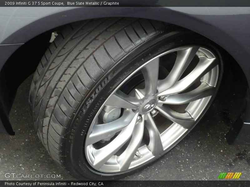 Blue Slate Metallic / Graphite 2009 Infiniti G 37 S Sport Coupe