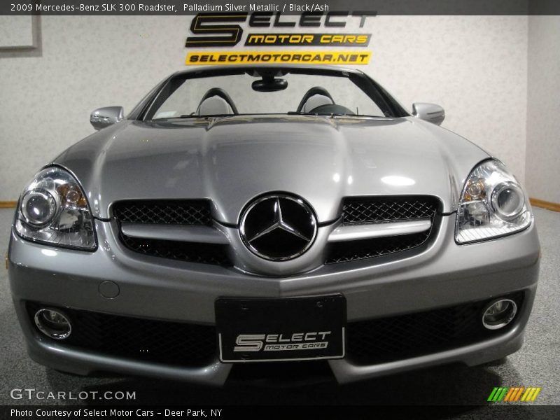 Palladium Silver Metallic / Black/Ash 2009 Mercedes-Benz SLK 300 Roadster