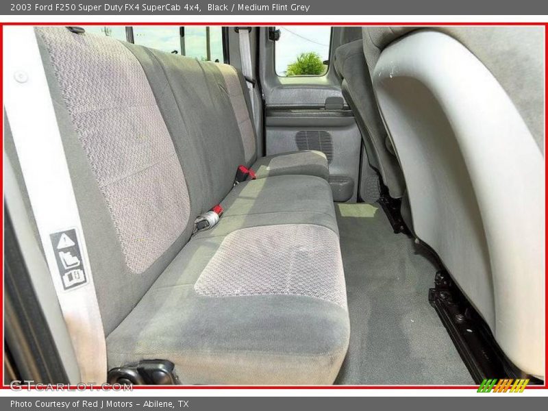 Black / Medium Flint Grey 2003 Ford F250 Super Duty FX4 SuperCab 4x4