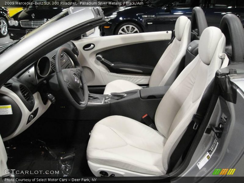 Palladium Silver Metallic / Black/Ash 2009 Mercedes-Benz SLK 300 Roadster