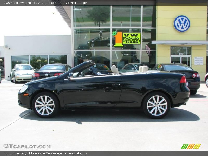 Black Uni / Cornsilk Beige 2007 Volkswagen Eos 2.0T