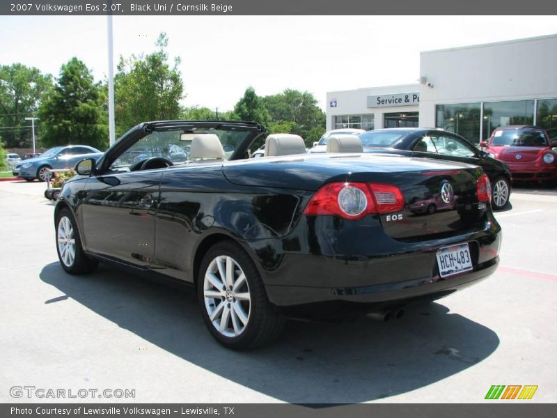 Black Uni / Cornsilk Beige 2007 Volkswagen Eos 2.0T