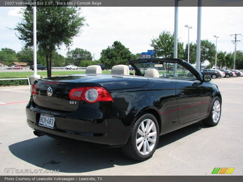 Black Uni / Cornsilk Beige 2007 Volkswagen Eos 2.0T