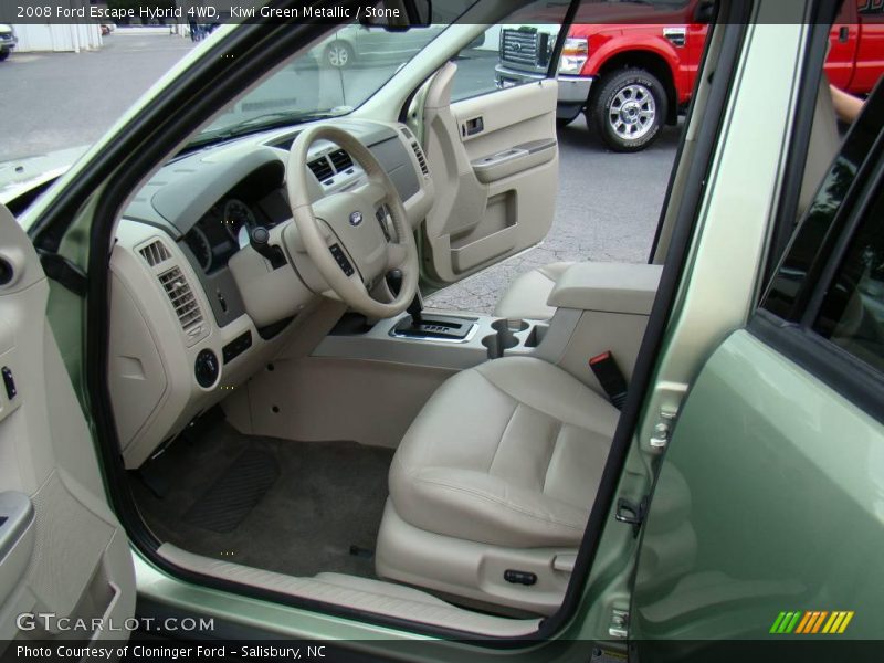 Front Seat of 2008 Escape Hybrid 4WD