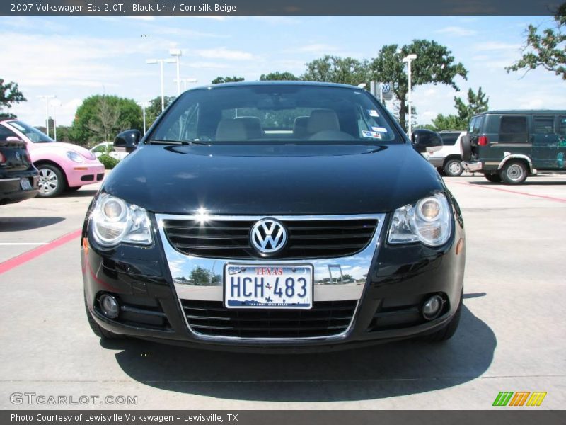 Black Uni / Cornsilk Beige 2007 Volkswagen Eos 2.0T
