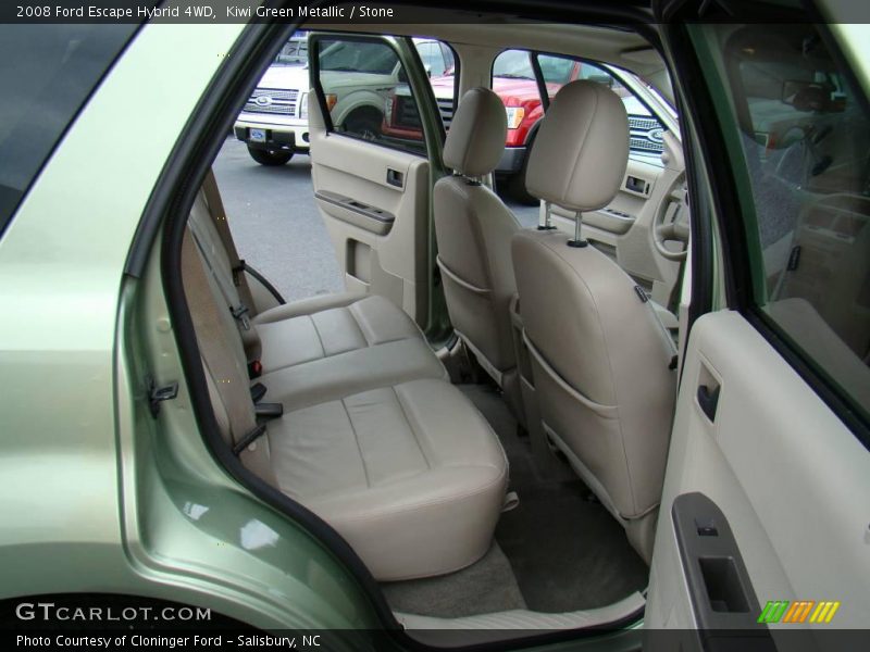 Kiwi Green Metallic / Stone 2008 Ford Escape Hybrid 4WD