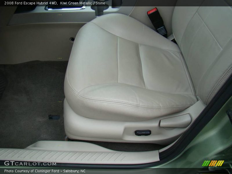 Kiwi Green Metallic / Stone 2008 Ford Escape Hybrid 4WD