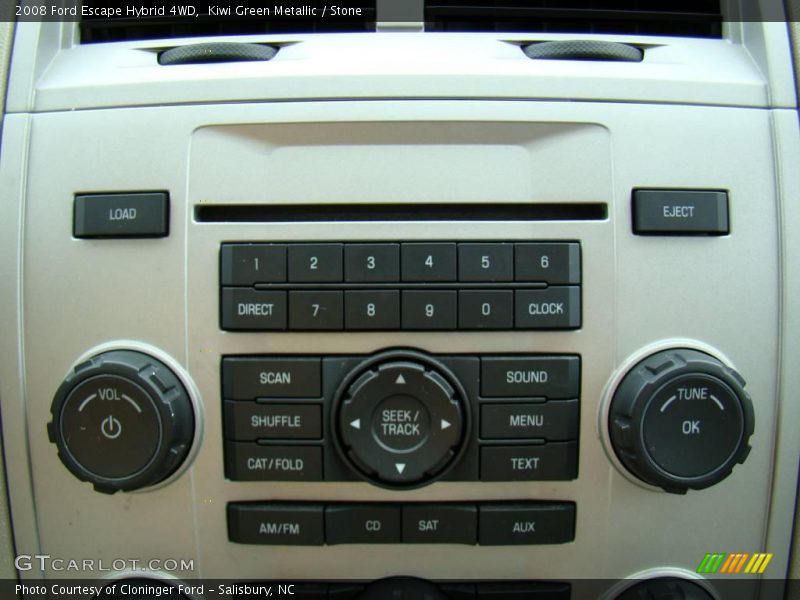 Kiwi Green Metallic / Stone 2008 Ford Escape Hybrid 4WD