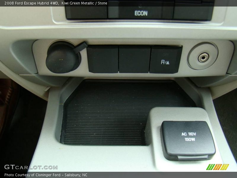 Kiwi Green Metallic / Stone 2008 Ford Escape Hybrid 4WD