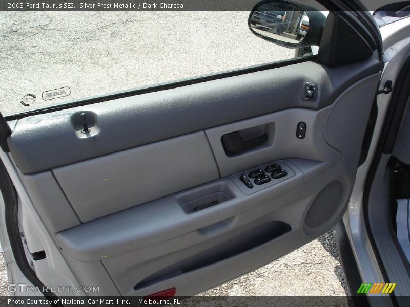 Silver Frost Metallic / Dark Charcoal 2003 Ford Taurus SES